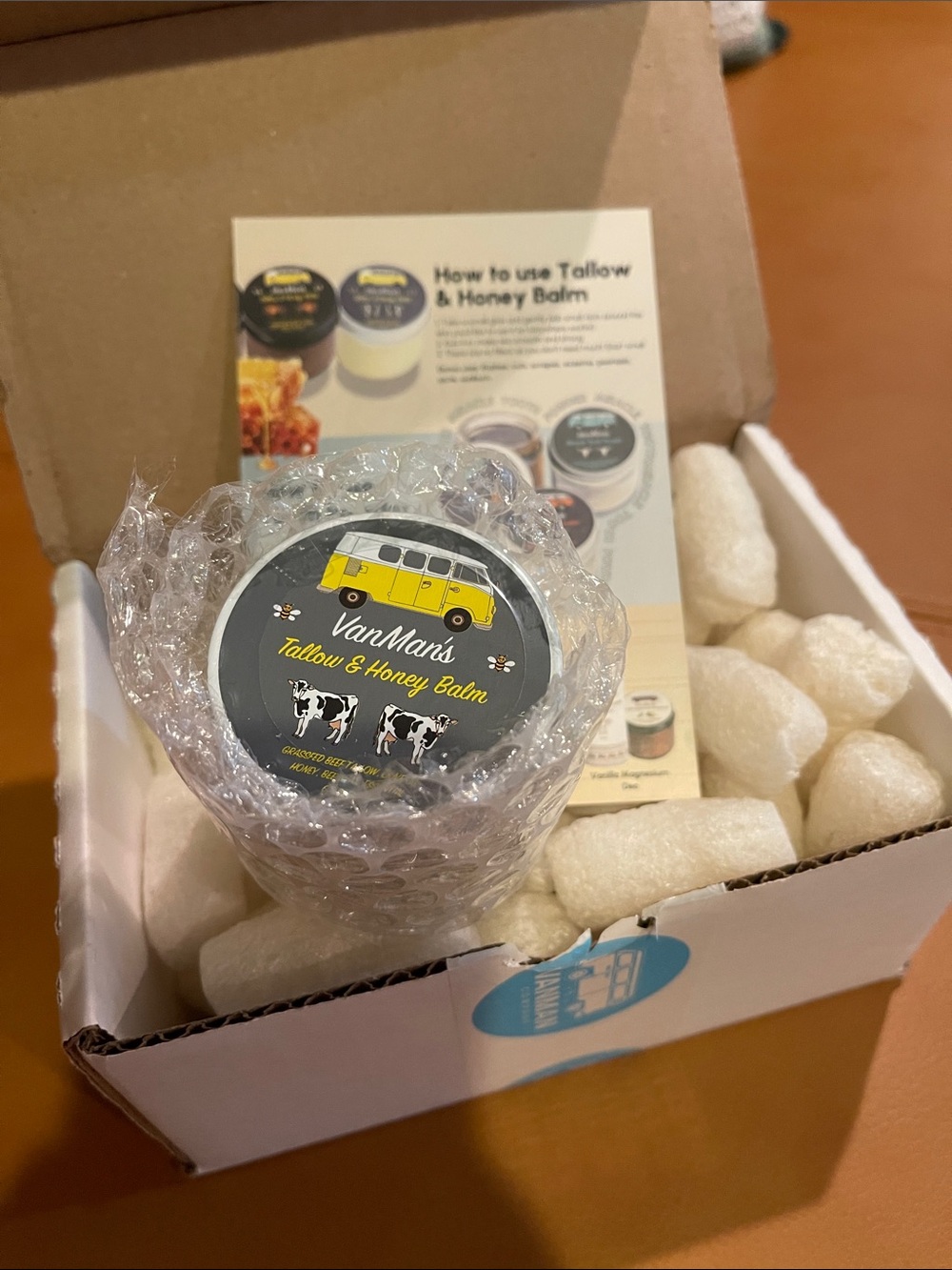 Van Man's Tallow & Honey Balm - New in sealed packaging